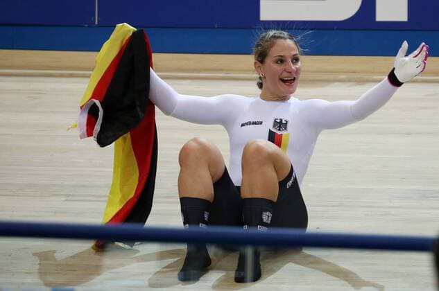 Bahnrad, WM Apeldoorn, Kristina Vogel gewinnt elftes WM-Gold und schreibt Geschichte UCI 2018 Track cycling Rad Radsport Bahnrad Bahn World Championships, UCI Bahn Weltmeisterschaften 2018, Apeldoorn (NED), 02.03.2018, xmdx, Womens Sprint, World Champion Kristina VOGEL (GER, Germany, Deutschland), 2018 Track Cycling World Championships