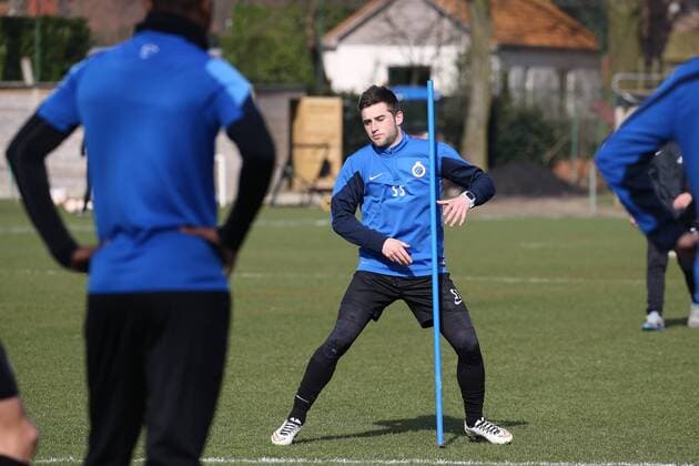 - BRUGGE, BELGIUM: Club s Tuur Dierckx pictured during a training session of Belgian first division soccer team Club Brugge KV in Brugge, Wednesday 11 March 2015. Tomorrow Club is playing Turkish team Besiktas in the first leg of the 1 8th finals of the Europa League tournament. BRUNOxFAHY x75512356x