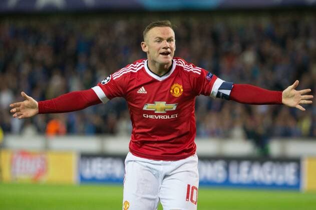 - BRUGGE, BELGIUM: Manchester s Wayne Rooney pictured during a soccer game between Belgian first league team Club Brugge KV and British club Manchester United ManU FC in Brugge, Wednesday 26 August 2015, the return game of the play-offs of the UEFA Champions League competition. Manchester United won the first leg 3-1. KURTxDESPLENTER x84638756x