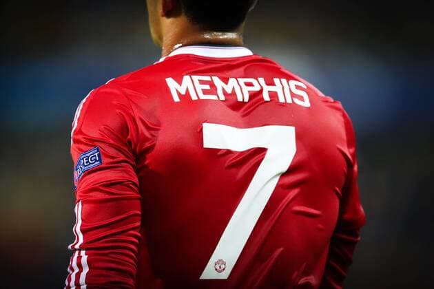 - BRUGGE, BELGIUM: Manchester s Memphis Depay pictured during a soccer game between Belgian first league team Club Brugge KV and British club Manchester United ManU FC in Brugge, Wednesday 26 August 2015, the return game of the play-offs of the UEFA Champions League competition. Manchester United won the first leg 3-1. BRUNOxFAHY x84657905x