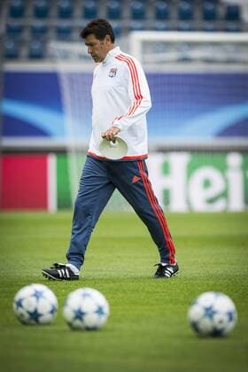 - GENT, BELGIUM: Lyon s head coach Hubert Fournier pictured during a training of Olympique Lyon, in Ghelamco Arena stadium in Gent, Tuesday 15 September 2015. Tomorrow French Olympique Lyon will play the first game in the group stage of the Uefa Champions League competition against Belgian first league soccer team KAA Gent. JASPERxJACOBS x85239619x