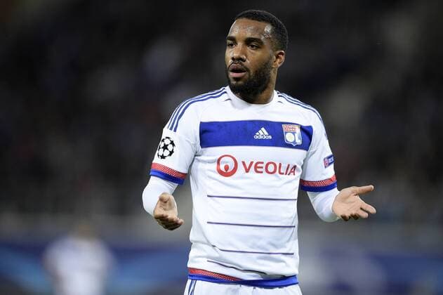 - GENT, BELGIUM: Lyon s Alexandre Lacazette pictured during the first game in the group stage of the Uefa Champions League competition, in group H, between Belgian first league soccer team KAA Gent and Olympique Lyon, in Gent, Wednesday 16 September 2015. YORICKxJANSENS x85280485x
