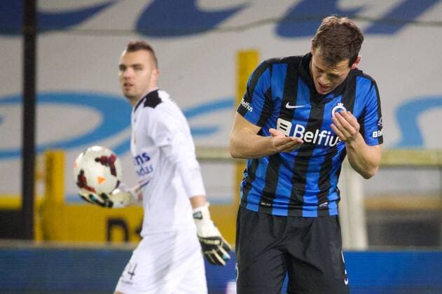 - BRUGGE, BELGIUM: Club s Tom De Sutter pictured during the Jupiler Pro League match between Club Brugge and RAEC Mons, in Brugge, Saturday 01 February 2014, on day 24 of the Belgian soccer championship. KURTxDESPLENTER x54406329x