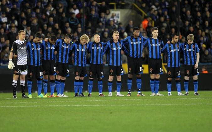 - BRUGGE, BELGIUM: Club s players pictured during Club Brugge vs Sporting Braga, the last game of the Europa League group stage, in group H, in Brugge, Thursday 15 December 2011. BRUNOxFAHY x31750850x