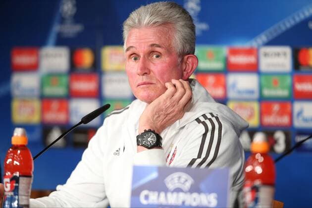 Bilder des Tages - SPORT Trainer Jupp Heynckes (FC Bayern Muenchen), Pressekonferenz, Real Madrid CF vs FC Bayern Muenchen, Champions League, Halbfinale, Fussball, 30.04.2018, Pressekonferenz, Real Madrid CF vs FC Bayern Muenchen, Champions League, Halbfinale, Fussball, 30.04.2018 Madrid Copyright: xLanger Eibner-Pressefotox EP_HLR