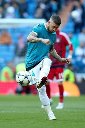 Sergio Ramos ( Real Madrid CF 4 ), Real Madrid CF vs FC Bayern Muenchen, Champions League, Halbfinale, Fussball, 01.05.2018, Real Madrid CF vs FC Bayern Muenchen, Champions League, Halbfinale, Fussball, 01.05.2018 Madrid Copyright: xLanger Eibner-Pressefotox EP_HLR