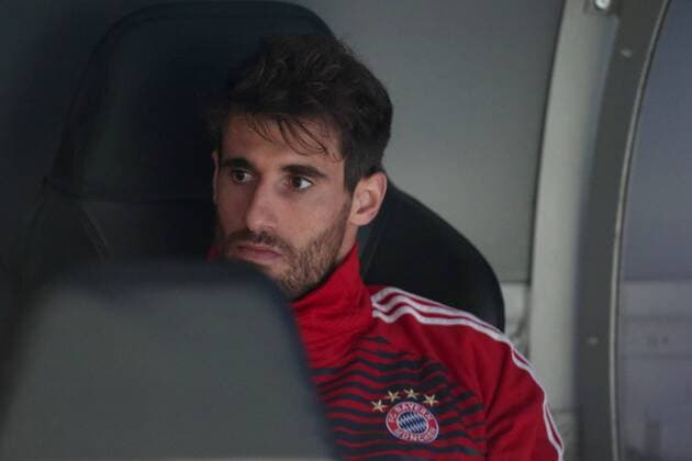 Javier Martinez (FC Bayern Muenchen 8) auf der Bank, Real Madrid CF vs FC Bayern Muenchen, Champions League, Halbfinale, Fussball, 01.05.2018, Real Madrid CF vs FC Bayern Muenchen, Champions League, Halbfinale, Fussball, 01.05.2018 Madrid Copyright: xLanger Eibner-Pressefotox EP_HLR