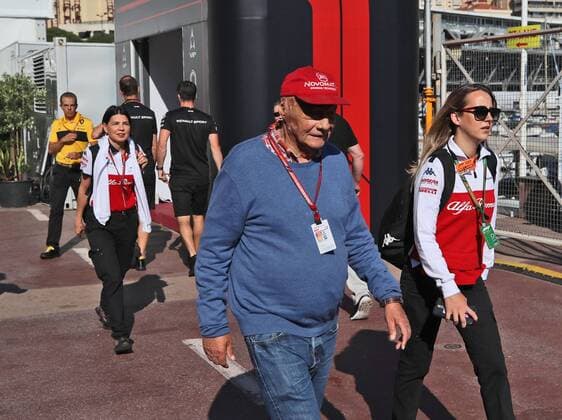 Niki Lauda kommt an die Strecke, Grosser Preis von Monaco 2018, Rennen, Motorsport, Formel 1, 24.05.2018, Grosser Preis von Monaco 2018, Rennen, Motorsport, Formel 1, 24.05.2018 Monte Carlo Copyright: xIllman Eibner-Pressefotox EP_ANS