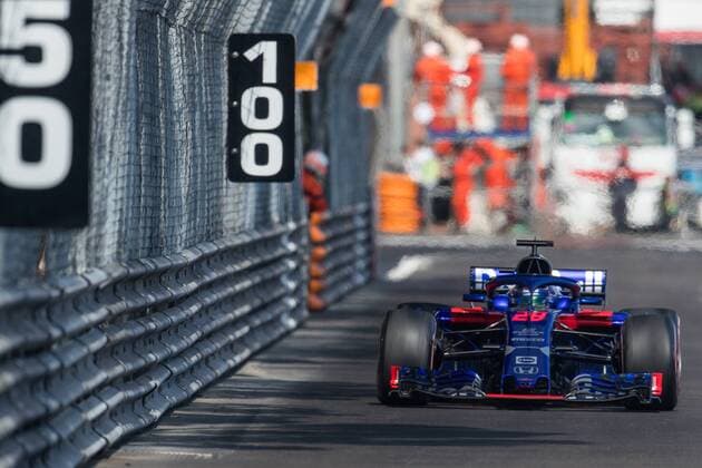 Brendon Hartley (Scuderia Toro Rosso) mit seinem Auto auf der Strecke, Grosser Preis von Monaco 2018, Rennen, Motorsport, Formel 1, 24.05.2018, Grosser Preis von Monaco 2018, Rennen, Motorsport, Formel 1, 24.05.2018 Monte Carlo Copyright: xIllman Eibner-Pressefotox EP_ANS