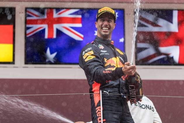 Sieger Daniel Ricciardo (Aston Martin Red Bull Racing), Grosser Preis von Monaco 2018, Rennen, Motorsport, Formel 1, 27.05.2018, Grosser Preis von Monaco 2018, Rennen, Motorsport, Formel 1, 27.05.2018 Monte Carlo Copyright: xIllman Eibner-Pressefotox EP_Illmann