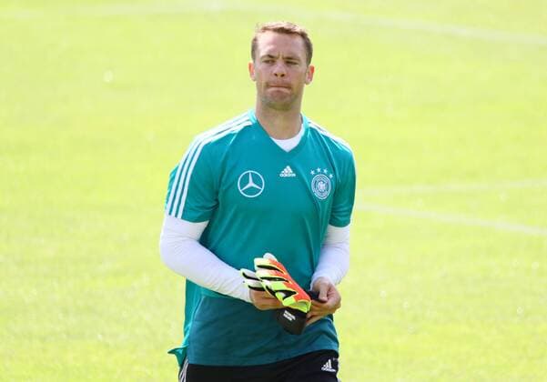 Torwart Manuel Neuer (Deutschland Germany) - 28.05.2018: Training der Deutschen Nationalmannschaft zur WM-Vorbereitung in der Sportzone Rungg in Eppan Südtirol