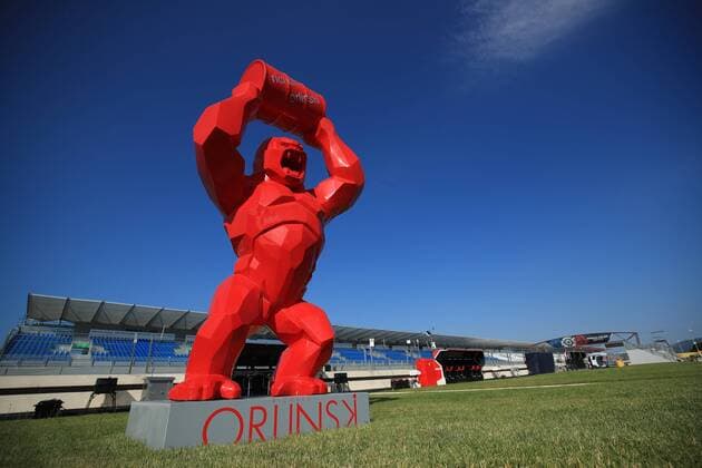 Kunstwerk an der Strecke, Grosser Preis von Frankreich 2018, Rennen, Motorsport, Formel 1, 21.06.2018, Grosser Preis von Frankreich 2018, Rennen, Motorsport, Formel 1, 21.06.2018 Le Castellet Copyright: xIllman Eibner-Pressefotox EP_eer