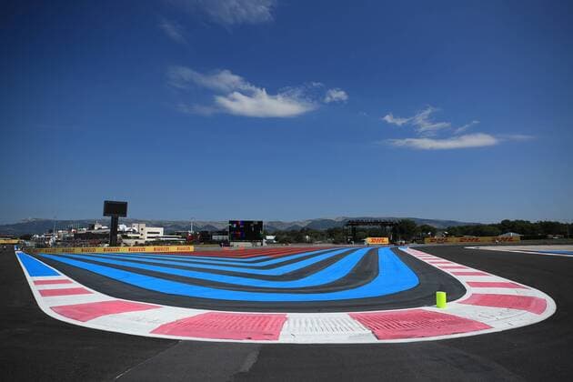 Blick auf die Strecke mit Auslaufzone, Grosser Preis von Frankreich 2018, Rennen, Motorsport, Formel 1, 21.06.2018, Grosser Preis von Frankreich 2018, Rennen, Motorsport, Formel 1, 21.06.2018 Le Castellet Copyright: xIllman Eibner-Pressefotox EP_eer