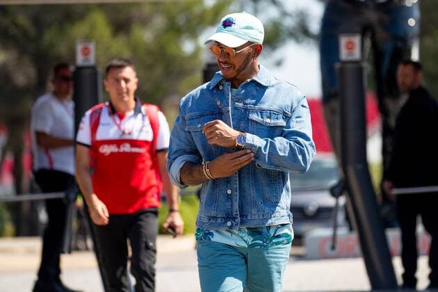 Lewis Hamilton (Mercedes AMG Petronas Formula One Team) kommt an die Strecke, Grosser Preis von Frankreich 2018, Rennen, Motorsport, Formel 1, 21.06.2018, Grosser Preis von Frankreich 2018, Rennen, Motorsport, Formel 1, 21.06.2018 Le Castellet Copyright: xIllman Eibner-Pressefotox EP_eer