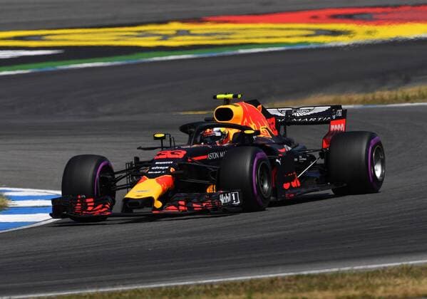 Max Verstappen, Red Bull Racing, formula 1 GP, Germany in Hockenheim, 20.07.2018 Photo:mspb Thomas Melzer Max Verstappen, formula 1 GP, Germany 2018