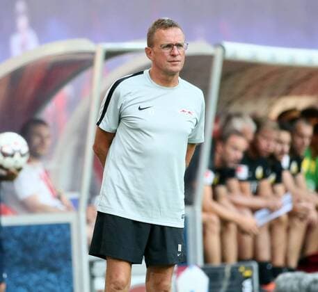 RB Leipzig - BK Haecken Fussball Euro League Quali Leipzig, 26.07.2018, Red Bull Arena, Fussball, UEFA EURO EM Europameisterschaft Fussball League , Qualifikation, 2.Runde, Hinspiel, RB Leipzig vs. BK Häcken , Im Bild; Cheftrainer Ralf Rangnick, RB Leipzig ,