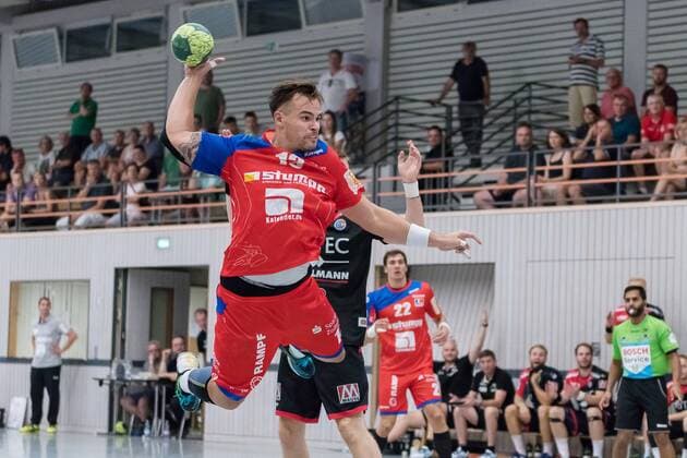 Benjamin Meschke (HBW Balingen-Weilstetten 13)HBW Balingen-Weilstetten vs. HC Erlangen , 24. Sparkassen-Cup , Handballl, DKB, Herren, 2.Bundesliga, 1.Bundesliga, Saison 18 19, GER, 27.07.2018, HBW Balingen-Weilstetten vs. HC Erlangen , 24. Sparkassen-Cup , Handballl, DKB, Herren, 2.Bundesliga, 1.Bundesliga, Saison 18 19, GER, 27.07.2018 Altensteig Copyright: xEIBNER WolfgangxFrankx EP_WFK