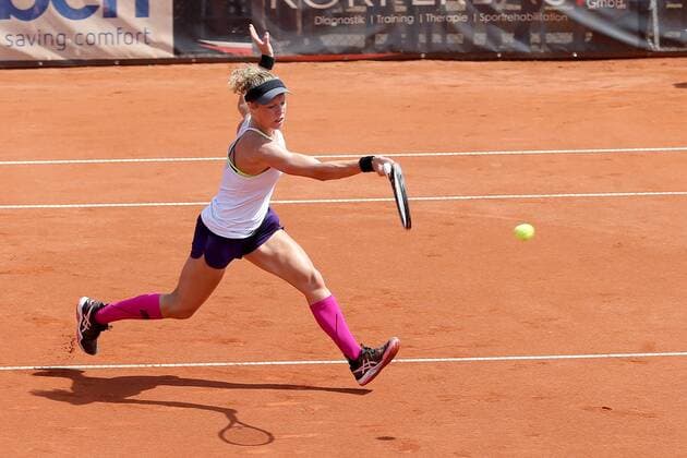 Laura Siegemund ( GER ), 21 Boso Ladies Open, Tennis, ITF, Achtelfinale, 2018, 09.08.2018, 21 Boso Ladies Open, Tennis, ITF, Achtelfinale, 2018, 09.08.2018 Hechingen Copyright: xLangerx xEibner-Pressefotox EP_HLR