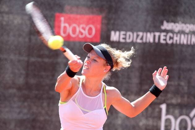 Laura Siegemund ( GER ), 21 Boso Ladies Open, Tennis, ITF, Achtelfinale, 2018, 09.08.2018, 21 Boso Ladies Open, Tennis, ITF, Achtelfinale, 2018, 09.08.2018 Hechingen Copyright: xLangerx xEibner-Pressefotox EP_HLR