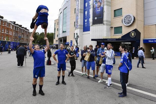 Football - 2018 2019 Premier League - Chelsea vs. Arsenal A general view before the game, at Stamford Bridge. COLORSPORT ASHLEY WESTERN