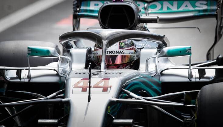 Mercedes British driver Lewis Hamilton pictured during the free test ahead of the Spa-Francorchamps Formula One Grand Prix of Belgium race, in Spa-Francorchamps, Saturday 25 August 2018. BENOITxDOPPAGNE x05413297x