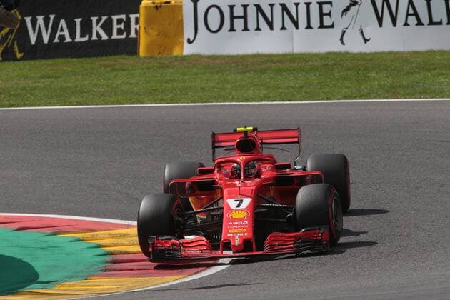 Photo4 LaPresse 25 08 2018 Spa - Francorchamps, Belgium Grand Prix Formula One Belgium 2018 In the pic: Kimi Raikkonen (FIN) Scuderia Ferrari SF71H Copyright: xPhoto4 LaPressex