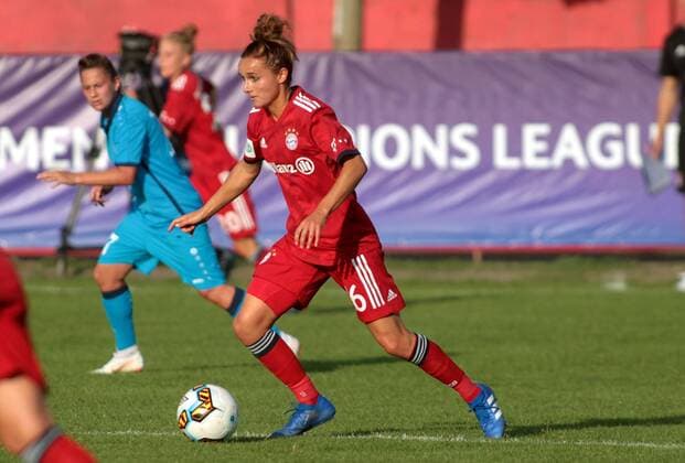 12.09.2018 Subotica(Serbia) ZFK Spartak Subotica-FC Bayern München UEFA women s football champions league round of 32 Lina Magull FC Bayern München :