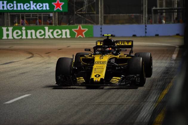 Carlos Sainz junior, Renault F1 Team, formula 1 GP, Singapore, 14.09.2018 Photo:mspb Jerry Andre Carlos Sainz junior, formula 1 GP, Singapore 2018