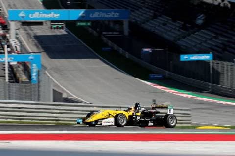 Sacha Fenestraz (FRA) (Carlin - Dallara F317-Volkswagen) bei der FIA Formel 3 Europameisterschaft auf dem Red Bull Ring. Copyright Thomas Pakusch