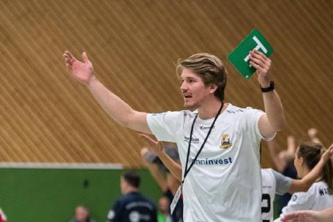 Nicolaj Bredekjaer Andersson (VfL Waiblingen Cheftrainer), Freisteller, SG H2Ku Herrenberg Kuties vs. VfL Waiblingen Tigers, Handball, 2.Bundesliga, Frauen, HBF, Saison 18 19, 29.09.2018, SG H2Ku Herrenberg Kuties vs. VfL Waiblingen Tigers, Handball, 2.Bundesliga, Frauen, HBF, Saison 18 19, 29.09.2018 Herrenberg Copyright: xEIBNER WolfgangxFrankx EP_WFK