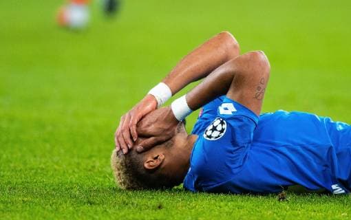 02.10.2018, xfux, Fussball UEFA Champions League, TSG 1899 Hoffenheim - Manchester City FC, emspor, v.l. Joelinton (TSG 1899 Hoffenheim) enttaeuscht, enttaeuscht schauend, dissapointed gibt Anweisungen, gestikuliert, mit den Armen gestikulieren gives instructions, gesticulate, gesticolando. Sinsheim