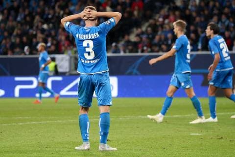 Sport Bilder des Tages Pavel Kaderabek (Hoffenheim, 3), enttäuscht schauend, Enttäuschung, Frustration, disappointed, pessimistisch, Fussball, UEFA Champions League, TSG 1899 Hoffenheim - Manchester City FC,