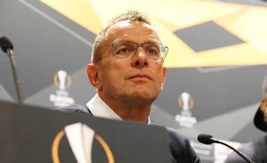 Pressekonferenz - RB Leipzig Fussball Euro League Trondheim, 03.10.2018, Lerkendal-Stadion, Fussball, UEFA EURO EM Europameisterschaft Fussball League , Gruppe B, Pressekonferenz am Vortag zum EL-Spiel Rosenborg BK Trondheim vs. RB Leipzig , Im Bild; Cheftrainer Ralf Rangnick, RB Leipzig. , Gemäß den Vorgaben der UEFA ist es untersagt, in dem Stadion und oder vom Spiel angefertigte Fotoaufnahmen in Form von Sequenzbildern und oder videoähnlichen Fotostrecken zu verwerten bzw. verwerten zu lassen. ,