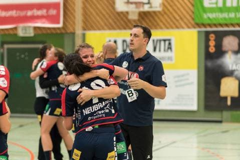 SG H2Ku Herrenberg Kuties vs. DJK MJC Trier, Handball, 2.Bundesliga, Frauen, HBF, Saison 18 19, 14.10.2018, SG H2Ku Herrenberg Kuties vs. DJK MJC Trier, Handball, 2.Bundesliga, Frauen, HBF, Saison 18 19, 14.10.2018 Herrenberg Copyright: xEIBNER Wolfgang_Frankx EP_WFK