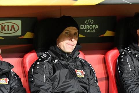 GER, UEFA EL, Bayer 04 Leverkusen (GER) vs. FC Zuerich (SUI) 08.11.2018, BayArena, Leverkusen, Europaleque, Vorrunde, GER, UEFA EL, Bayer 04 Leverkusen (GER) vs. FC Zuerich (SUI), DFL regulations prohibit any use of photographs as image sequences and or quasi-video im Bild picture shows: Heiko Herrlich Trainer (Bayer Leverkusen),