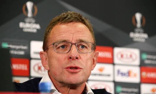 RB Leipzig - Pressekonferenz Fussball Euro League Salzburg, 28.11.2018, Red Bull Arena, Fussball, UEFA EURO EM Europameisterschaft Fussball League , Pressekonferenz am Vortag des EL Spieles, FC Salzburg vs. RB Leipzig , Im Bild; Ralf Rangnick, RB Leipzig; , Gemäß den Vorgaben der UEFA ist es untersagt, in dem Stadion und oder vom Spiel angefertigte Fotoaufnahmen in Form von Sequenzbildern und oder videoähnlichen Fotostrecken zu verwerten bzw. verwerten zu lassen. ,