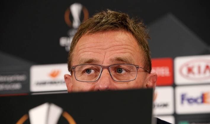 RB Leipzig - Pressekonferenz Fussball Euro League Salzburg, 28.11.2018, Red Bull Arena, Fussball, UEFA EURO EM Europameisterschaft Fussball League , Pressekonferenz am Vortag des EL Spieles, FC Salzburg vs. RB Leipzig , Im Bild; Ralf Rangnick, RB Leipzig; , Gemäß den Vorgaben der UEFA ist es untersagt, in dem Stadion und oder vom Spiel angefertigte Fotoaufnahmen in Form von Sequenzbildern und oder videoähnlichen Fotostrecken zu verwerten bzw. verwerten zu lassen. ,