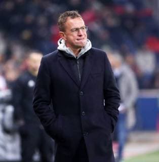 Salzburg - RB Leipzig Fussball Euro League Salzburg, 29.11.2018, Red Bull Arena, Fussball, Europa Fussball League , Gruppe B, 5.Spieltag , FC Salzburg vs. RB Leipzig , Im Bild; Cheftrainer Ralf Rangnick, RB Leipzig , Gemäß den Vorgaben der UEFA ist es untersagt, in dem Stadion und oder vom Spiel angefertigte Fotoaufnahmen in Form von Sequenzbildern und oder videoähnlichen Fotostrecken zu verwerten bzw. verwerten zu lassen. ,