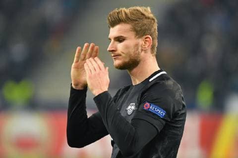 Timo WERNER (L), Enttaeuschung,Frust,enttaeuscht, frustriert,niedergeschlagen,, Aktion,Einzelbild,angeschnittenes Einzelmotiv,Halbfigur,halbe Figur. Fussball Europa League, Gruppenphase, Gruppe B, 5. Spieltag, FC Salzburg (SL)-RB Leipzig (L) 1-0, am 29.11.2018 Stadion Salzburg.