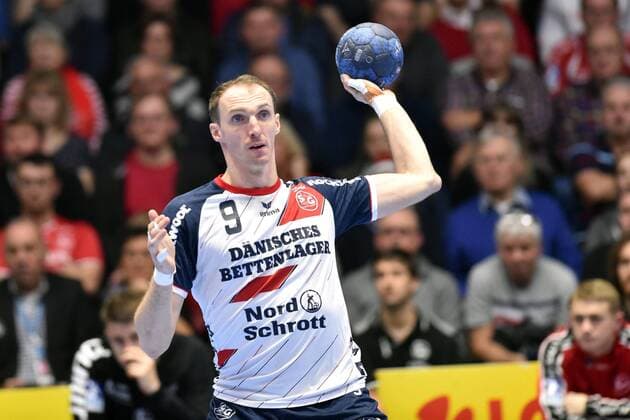 Holger Glandorf (SG Flensburg-Handewitt) , GER, MT Melsungen - SG Flensburg-Handewitt, Handball, 1. Bundesliga Maenner, 06.12.2018, GER, MT Melsungen - SG Flensburg-Handewitt, Handball, 1. Liga Maenner, 06.12.2018 Kassel Copyright: xEIBNER RolandxSippelx EP_RSL