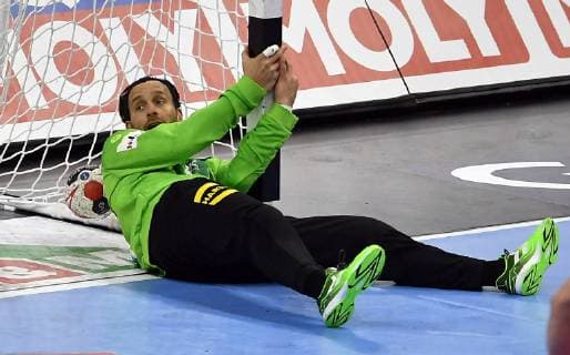 Silvio Heinevetter (TW Deutschland), bei einer Parade Deutschland-Serbien Germany-Serbia IHF Handball Weltmeisterschaft 2019, Hanball World Championship WM Weltmeisterschaft 2019, Herren, Männer, Maenner, men, Handball, Deutschland, Germany, Vorrunde, Gruppe A, group A Berlin, 17.1.2019