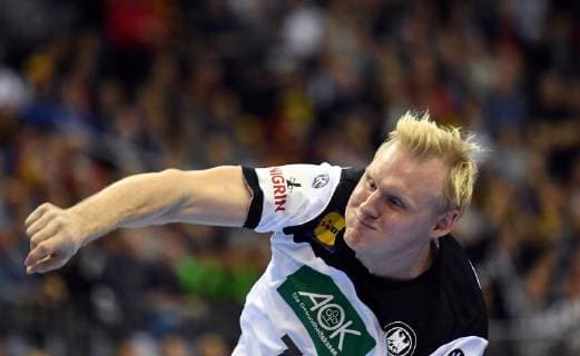 Patrick Wiencek (Deutschland), beim Wurf Deutschland-Serbien Germany-Serbia IHF Handball Weltmeisterschaft 2019, Hanball World Championship WM Weltmeisterschaft 2019, Herren, Männer, Maenner, men, Handball, Deutschland, Germany, Vorrunde, Gruppe A, group A Berlin, 17.1.2019