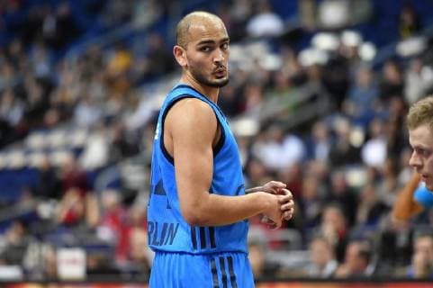 Stefan Peno (ALBA), enttäuscht ALBA Berlin - Rytas Vilnius Basketball, Eurocup 2018 2019, 7Days Eurocup, Gruppe E, group E, Round 16, Herren, Männer, Maenner, men, Saison 2018 2019 Berlin, 22.1.2019 Mercedes-Benz Arena