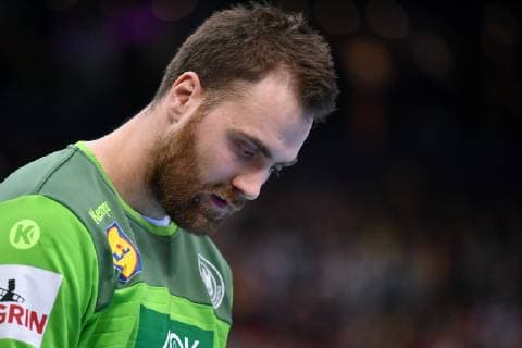Andreas Wolff (TW Deutschland), enttäuscht Deutschland-Norwegen Germany-Norway IHF Handball Weltmeisterschaft 2019, Handball World Championship WM Weltmeisterschaft 2019, Herren, Männer, Maenner, men, Handball, Deutschland, Germany, Halbfinale Spiel 2, half final Hamburg, 25.1.2019
