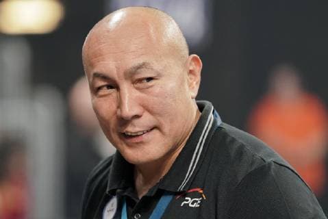 Talant Dujshebaev (Trainer, Cheftrainer, PGE Vive Kielce), Einzelbild, Aktion, Action, Porträt, Portrait, Freude, freundlich, fröhlich, strahlend, optimistisch, Handball, Champions League, Rhein-Neckar Löwen - PGE Vive Kielce,