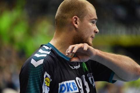 Paul Drux (Füchse) enttäuscht Füchse Berlin - ESP BM Logrono La Rioja EHF Cup Mens , 2018 2019, Gruppenphase, Herren, Männer, men, Handball, Deutschland, Germany, Max-Schmeling-Halle Berlin, 3.3.2019