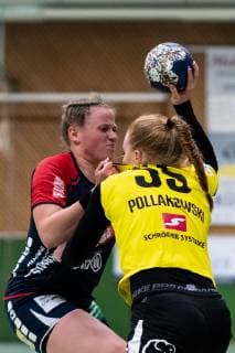 Sandra Kussmaul (SG H2Ku Herrenberg Kuties 05), Rabea Pollakowski (HC Roedertal 55), SG H2Ku Herrenberg Kuties vs. HC Roedertal, Handball, 2.Bundesliga, Frauen, HBF, Saison 18 19, 04.05.2019, SG H2Ku Herrenberg Kuties vs. HC Roedertal, Handball, 2.Bundesliga, Frauen, HBF, Saison 18 19, 04.05.2019 Herrenberg Copyright: xEIBNER WolfgangxFrankx EP_WFK
