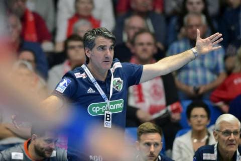 Antonio Carlos Ortega (Trainer Hannover-Burgdorf) , GER, MT Melsungen - TSV Hannover-Burgdorf, Handball, 1. Bundesliga Maenner, 23.05.2019, GER, MT Melsungen - TSV Hannover-Burgdorf, Handball, 1. Liga Maenner, 23.05.2019 Kassel Copyright: xEIBNER RolandxSippelx EP_RSL