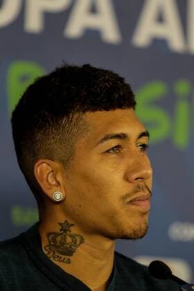 Fußball, Copa America, Nationalteam Brasilien Pressekonferenz Treino da Selecao Brasileira em Salvador SALVADOR, BA - 17.06.2019: TREINO DA SELEcaO BRASILEIRA EM SALVADOR - Roberto Firmino, player of the Brazilian national team, Nationalteam and Liverpool, during a press conference, PK, Pressekonferenz at Arena Fonte Nova, in Salvador, Bahia, Brazil. (Photo: Tiago Caldas Fotoarena) x1749316x TiagoxCaldas