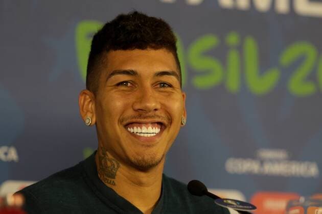 Sport Bilder des Tages Fußball, Copa America, Nationalteam Brasilien Pressekonferenz Treino da Selecao Brasileira em Salvador SALVADOR, BA - 17.06.2019: TREINO DA SELEcaO BRASILEIRA EM SALVADOR - Roberto Firmino, player of the Brazilian national team, Nationalteam and Liverpool, during a press conference, PK, Pressekonferenz at Arena Fonte Nova, in Salvador, Bahia, Brazil. (Photo: Tiago Caldas Fotoarena) x1749330x TiagoxCaldas
